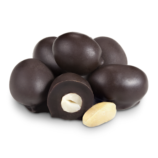 Dark Chocolate Covered Peanuts (1/2#)